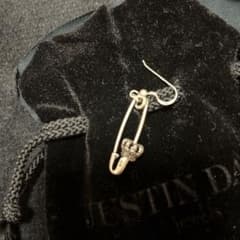 JUSTIN DAVIS ジャスティンデイビス シルバー安全ピンピアス