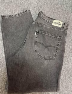 Levis silver Tab BAGGY W36 L32 ブラックデニムのサムネイル
