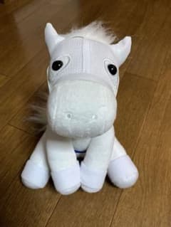 ソダシ5番　白い馬ぬいぐるみのサムネイル