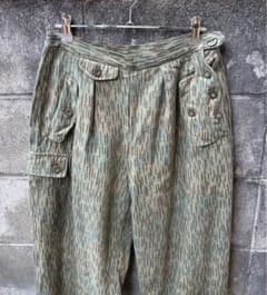 チェコ軍　 レインドロップカモ　パンツ 60s チェコ軍 レインドロップカモ ミリタリー パンツ - メルカリ