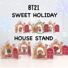 BT21 가챠 시부야 SWEET HOLIDAY 하우스 스탠드 MANG