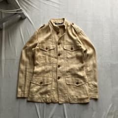 old ralph lauren /リネン サファリジャケット ラルフローレン - メルカリ