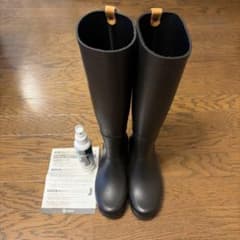 AIGLE ラバーレインブーツ ミス・ジュリエット ブラック 35サイズのサムネイル