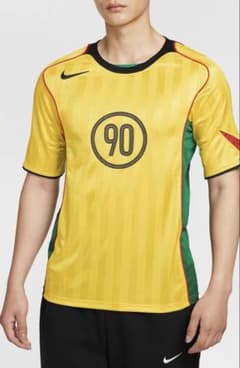 ゴ*ル様 nike Total 90 サッカーシャツ イエロー L ユニフォームのサムネイル