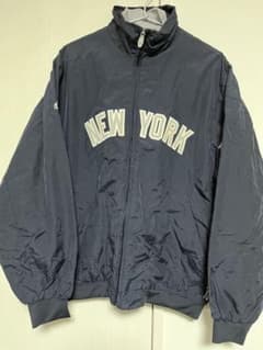 Majestic NEW YORK Yankees ジャケット L ネイビー - メルカリ