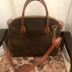 訳あり　CELINE マカダム柄　2way ショルダーバッグ　オールドセリーヌのサムネイル