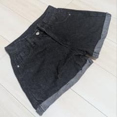 Thumbnail of レディース デニムショートパンツ 紺〜黒