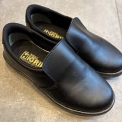 MIDORI ANZEN 黒 スリッポン安全靴 Midori Anzen HiGRIP 安全靴 スリッポン ブラック 2ヶ月使用 - メルカリ