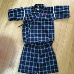 チェック柄甚平130cmのサムネイル