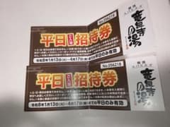竜泉寺の湯　横濱スパヒルズ　入浴券2枚セットのサムネイル