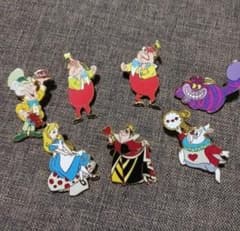 ディズニー 不思議の国のアリス ピンバッジ セット - メルカリ