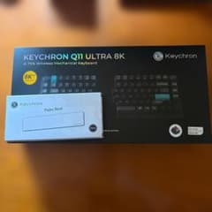 Keychron Q11 Ultra 8K 赤軸 ブラック パームレスト付き - メルカリ