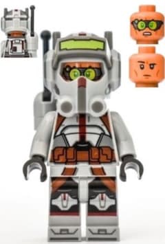 レゴスターウォーズ　バッドバッチ　テク　ミニフィギュア　ブラスター付きのサムネイル