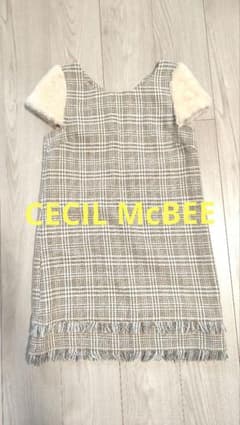 CECIL McBEEツイードミニワンピMサイズのサムネイル