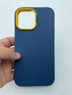 iphone13proMax　シンプルソフトケース（青）のサムネイル