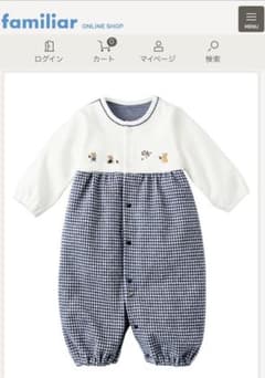 familiar ファミリア ロンパース (美品)のサムネイル