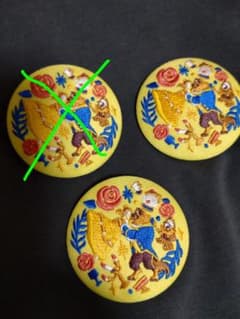 ディズニー刺繍缶バッジ2　ぽぽぽぽぽ様専用のサムネイル