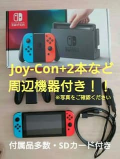 Nintendo Switch 本体 付属品完備+周辺機器+SDカード付き - メルカリ