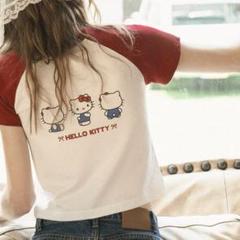 アリソンブラウン　キティ　コラボtシャツ 新品 アリソンブラウン キティちゃんとのコラボTシャツ - メルカリ