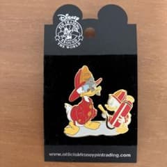 Disney Pin Trading ドナルド 消防士 ピンバッジ　ピンズ Disney Pin Trading ドナルド 消防士 ピンバッジ ピンズ - メルカリ