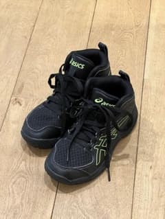 ASICS DUNKSHOT バッシュ 19cm キッズ ブラックのサムネイル