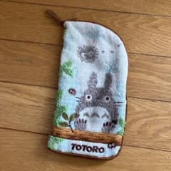 トトロ刺繍タオルハンカチ - メルカリ