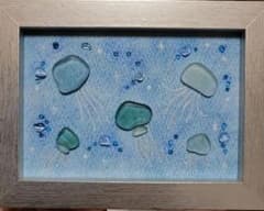 天然石 シーグラスアート アクアリウムjellyfish ジェリーフィッシュのサムネイル