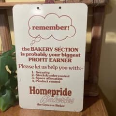 超レア Homepride ベーカリー看板 - メルカリ