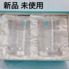 新品 ティファニー ペアグラス 切子 小花模様 日本製 箱付き - メルカリ