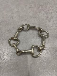 vintage GUCCI ホースビット シルバー ブレスレット 925のサムネイル