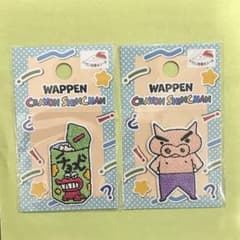 크레용 신짱 씰 헝겊 씰 부리부리자에몽 초코비 2장