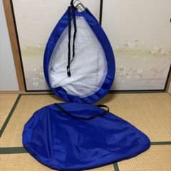 ポータブルサッカーゴールネット 青のサムネイル
