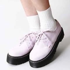 Noir様専用/うすピンク厚底ローファーのサムネイル