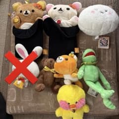 캐릭터 봉제인형 마스코트 대량 세트 중고! 장미 판매 가능