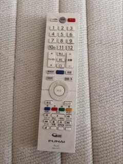 中古 FUNAI テレビ用リモコン FRM-113TVのサムネイル