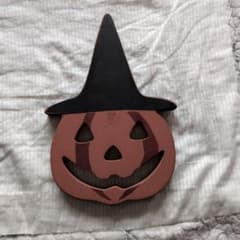enfant 木製 ハロウィン パンプキン 壁掛けのサムネイル