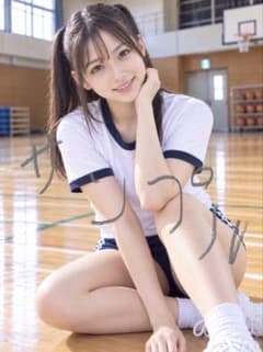 ［AI画像］リクエスト可！体育館でポーズをとる女性の写真のサムネイル