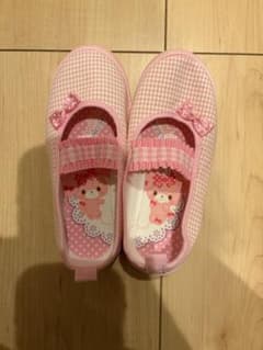 サンリオ ボンボンリボン上履き 上靴16cm ピンクのサムネイル