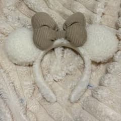 ディズニー ボア カチューシャ アイボリーのサムネイル