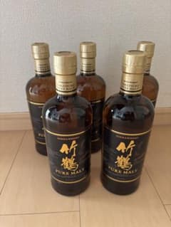 NIKKA WHISKY 竹鶴 PURE MALT 黒ラベル700ml 5本 NIKKA WHISKY 竹鶴 PURE MALT 黒ラベル700ml 5本 - メルカリ