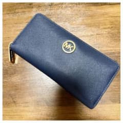 MICHAEL KORS 長財布 ネイビーのサムネイル