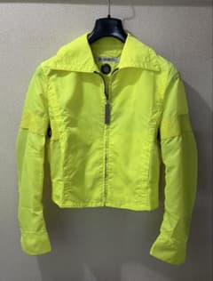 DIRK BIKKEMBERGS ダークビッケンバーグナイロン×レザーブルゾン 