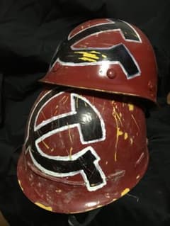 学生運動 ヘルメット 過激派 赤軍 中核派 反戦 左翼 - メルカリ