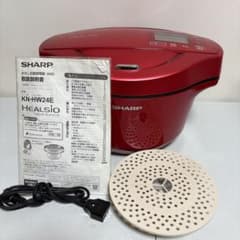 SHARP ヘルシオ ホットクック KN-HW24E レッド 水なし自動調理鍋