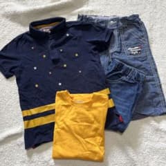 ダブルビー　ハーフパンツ　ポロシャツ　130のサムネイル