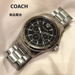 新品電池】COACH コーチ W5020 BLK MEN 腕時計 - メルカリ
