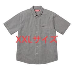 26ss supreme Gingham S/S Shirt 黒 2 - メルカリ