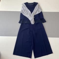 お値下げ⭐︎パンツドレス　ストールセット　結婚式　お呼ばれ　二次会のサムネイル