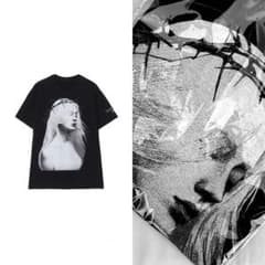 WILDSIDE×内田すずめ 25aw いばらの冠Tシャツ WILDSIDE × Suzume Uchida T-shirt (いばらの冠)(M Black): 内田すずめ