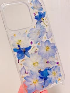 iPhone16プロ スマホケース 押し花 ハンドメイドのサムネイル